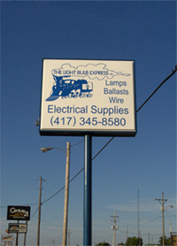 The Light Bulb Express Sign